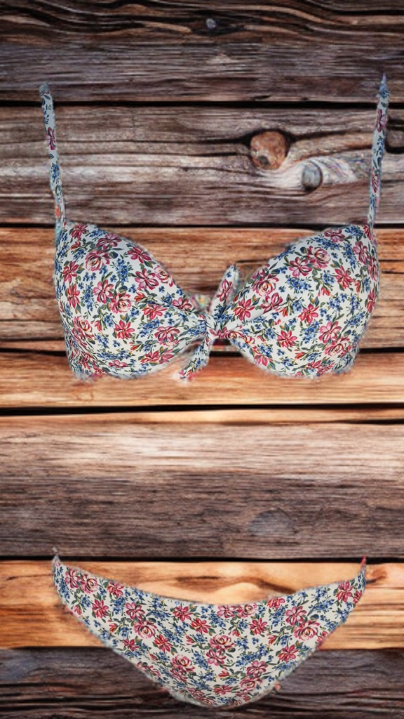 Μαγιό Μπικίνι Vintage Floral Molly 702