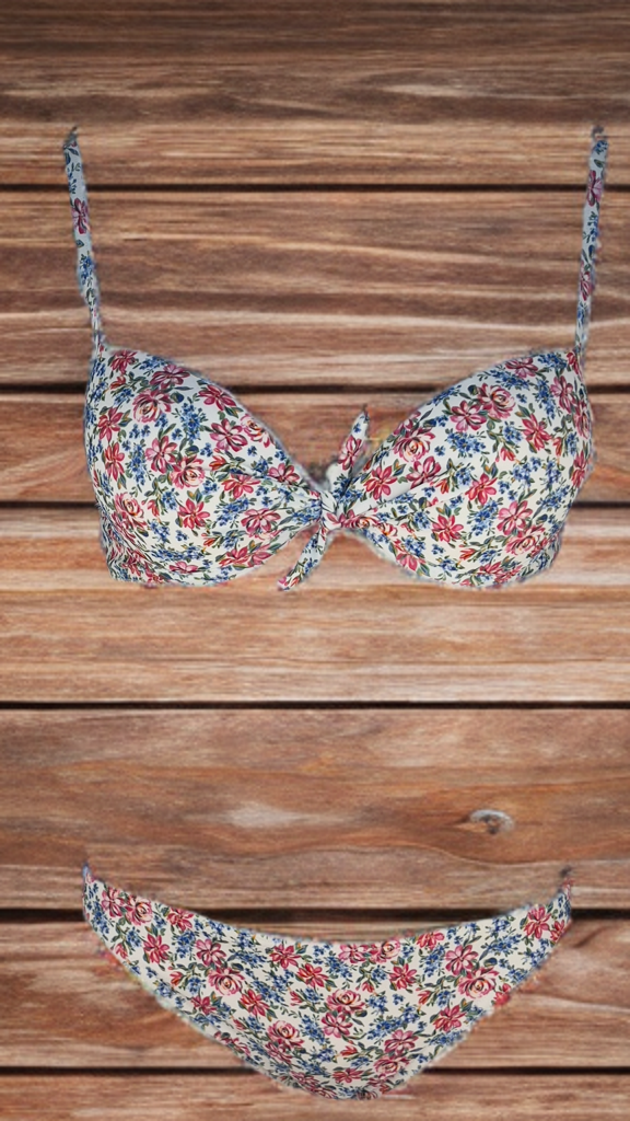 Μαγιό Μπικίνι Vintage Floral Molly 702