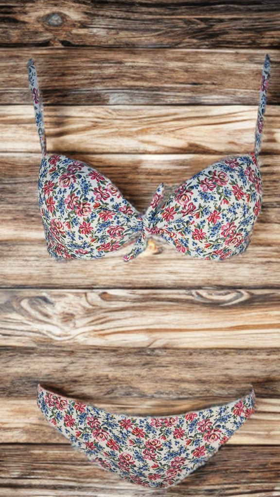 Μαγιό Μπικίνι Vintage Floral Molly 702