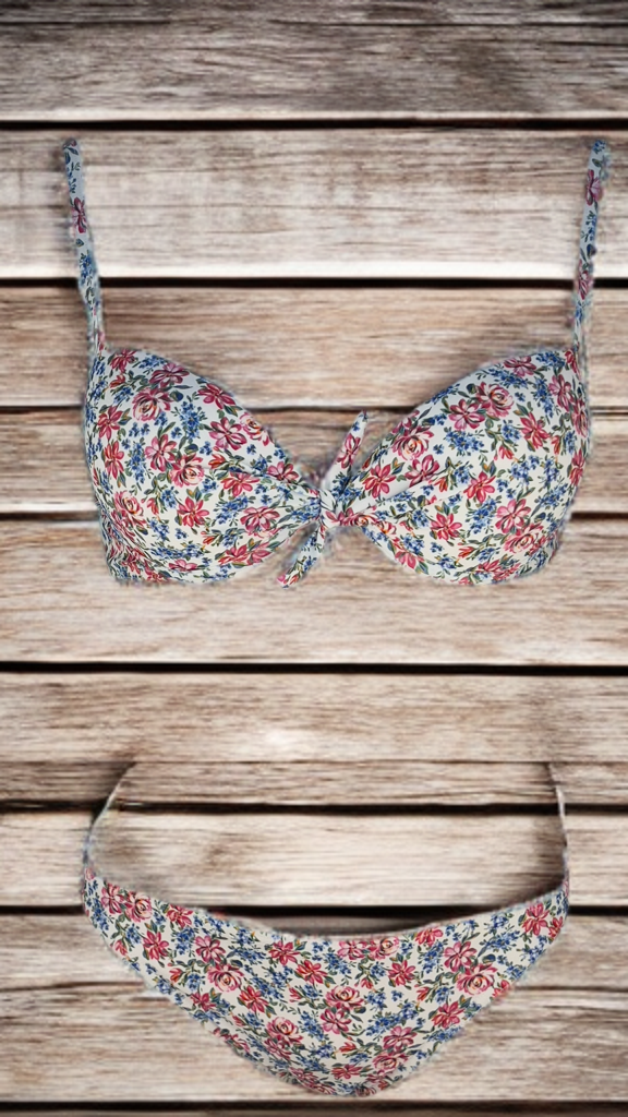 Μαγιό Μπικίνι Vintage Floral Molly 702