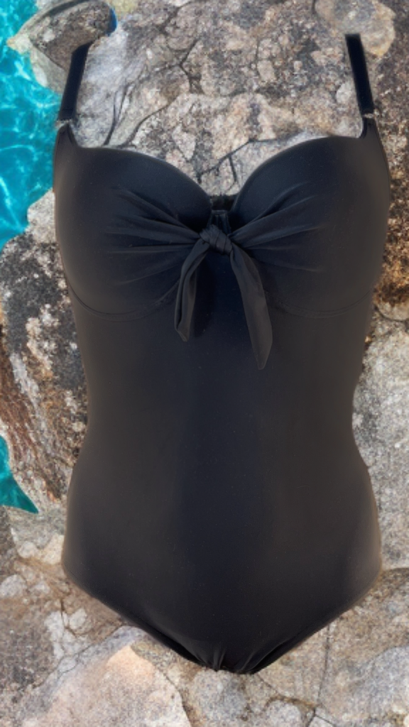 Ολόσωμο μαγιό μαύρο Charlize 626