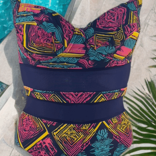 Μαγιό Ολόσωμο Φούξια Thira 724