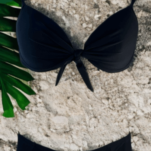 Μαγιό μπικίνι μαύρο Amy 704