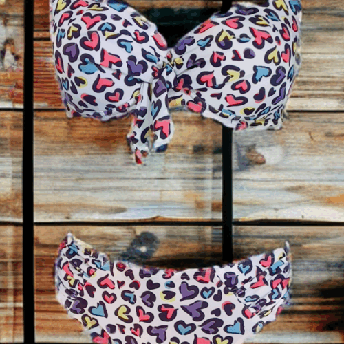 Μαγιό μπικίνι καρδιες Cecil 622