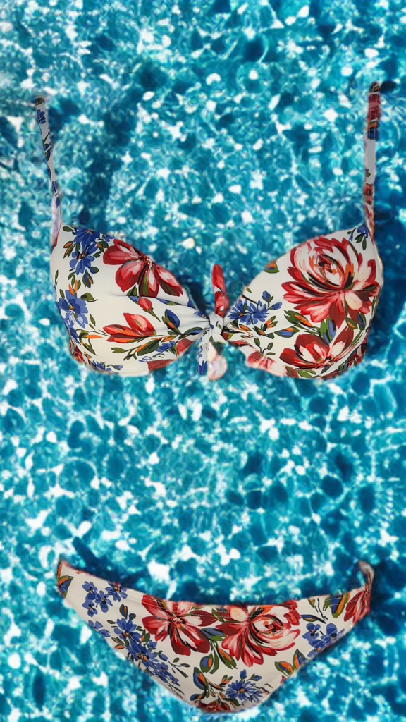 Μαγιό Μπικίνι Λουλουδια Molly 702