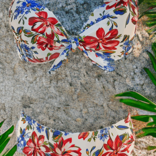 Μαγιό Μπικίνι Φλοράλ Amy 704