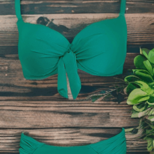 Μαγιό μπικίνι πρασινο Cecil 622