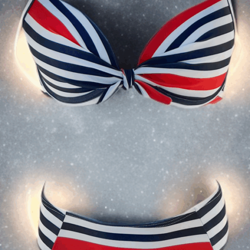 Μαγιό Μπικίνι Ριγιέ Μαυρο Amy 704