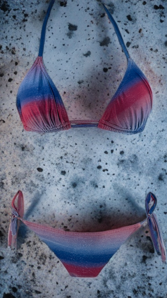 Μαγιό Τρίγωνο Ριγέ Votsi 726