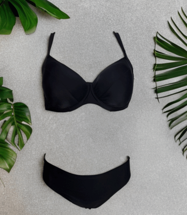 Μαγιό μπικίνι μαύρο Serena 616