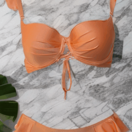 Μαγιο μπικίνι σομόν Taormina 612