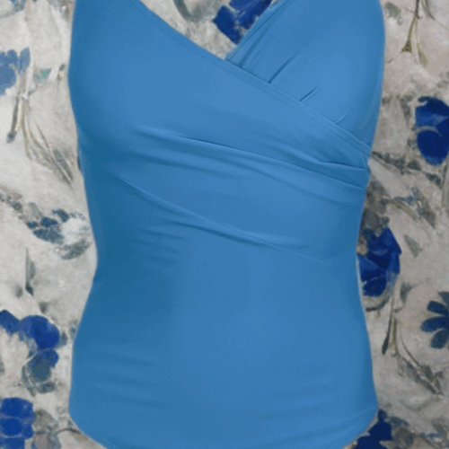 Μαγιό ολόσωμο τυρκουαζ Κρουαζε 630