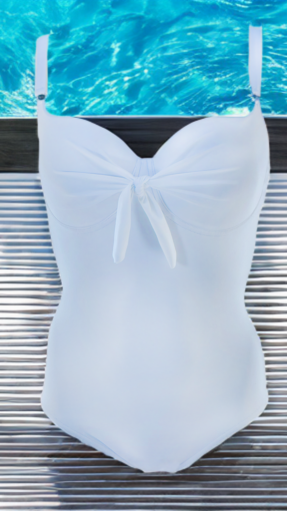 Ολόσωμο μαγιό λευκό Charlize 626