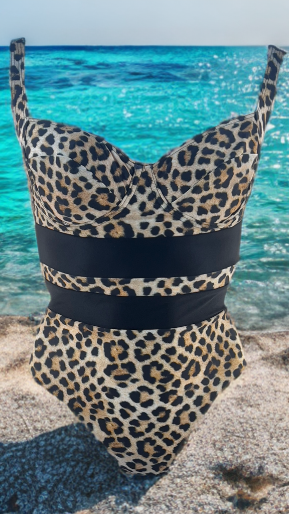 Μαγιό Ολόσωμο Λεοπάρ Thira 724