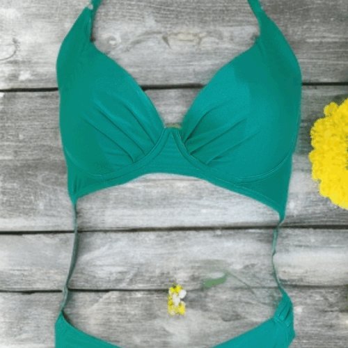 Μαγιό μπικίνι πράσινο Costa 614