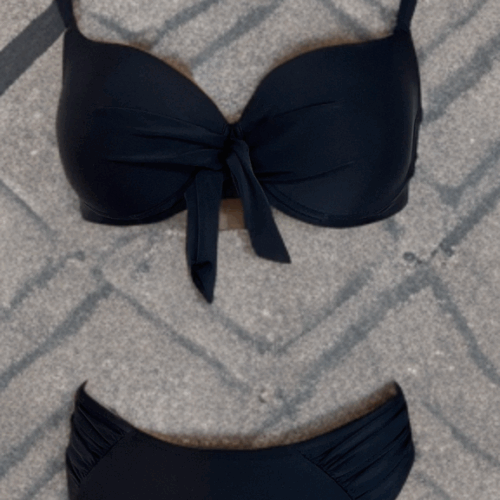 Μαγιό μπικίνι μαυρο Cecil 622