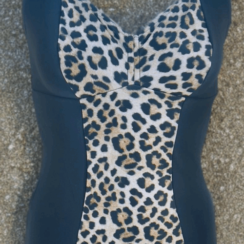 Μαγιό Ολόσωμο Λεοπάρ Retro 720