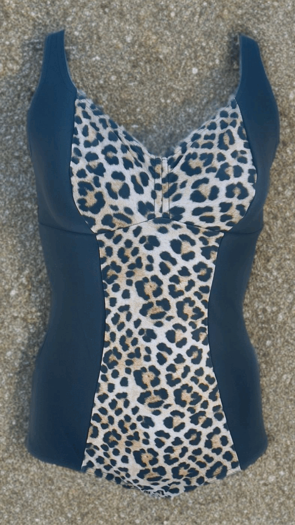 Μαγιό Ολόσωμο Λεοπάρ Retro 720