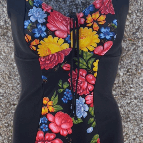 Μαγιό Ολόσωμο Φλοραλ Retro 720