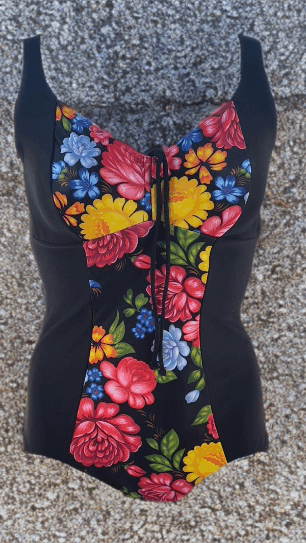 Μαγιό Ολόσωμο Φλοραλ Retro 720