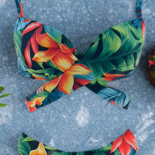 Μαγιό Μπικίνι Φλοραλ Donna 708