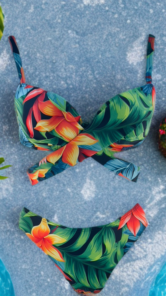 Μαγιό Μπικίνι Φλοραλ Donna 708