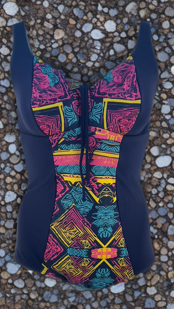 Μαγιό Ολόσωμο Εμπριμέ Retro 720