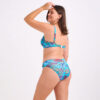Μπικίνι Tropical Tυρκουάζ Plus Size