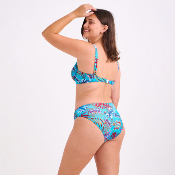Μπικίνι Tropical Tυρκουάζ Plus Size