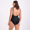 Ολόσωμο Μαγιό Leopard Black Plus Size