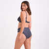 804P_2 Μπικίνι Ασπόμαυρο Πουά Plus Size