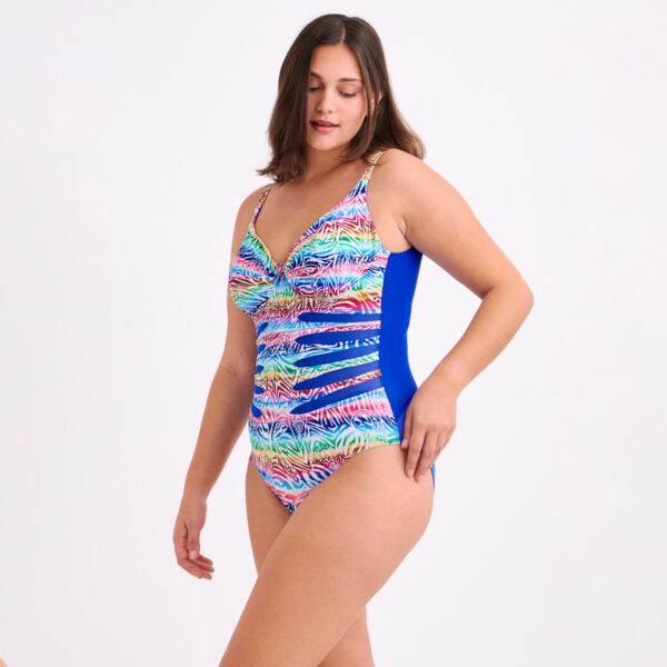 Ολόσωμο Μαγιό Tropical Rainbow Plus Size