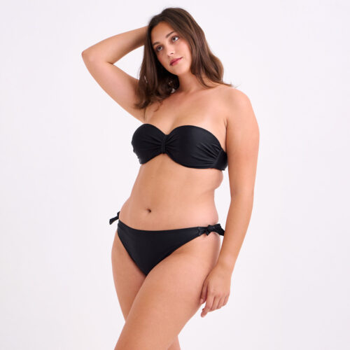 812B_1 Strapless Μπικίνι σε μαύρο χρώμα