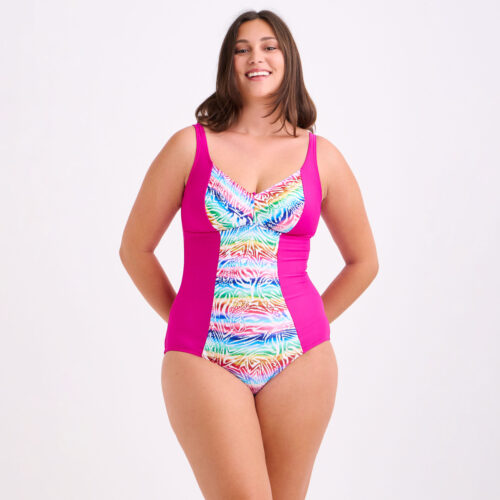 Ολόσωμο Μαγιό Fuchsia Tropical Rainbow