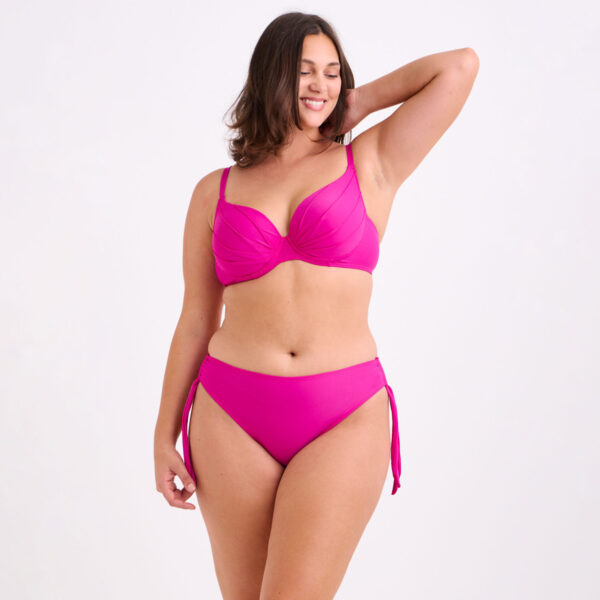 Μπικίνι Fuchsia με Δέσιμο στα Πλαϊνά