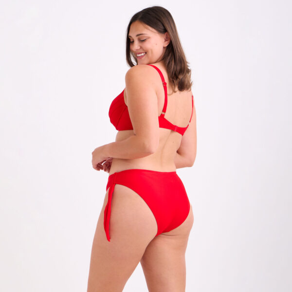 Μπικίνι Red Passion με Δέσιμο στα Πλαϊνά